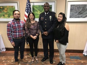 Miramar Police Chief Williams and UIC Students 